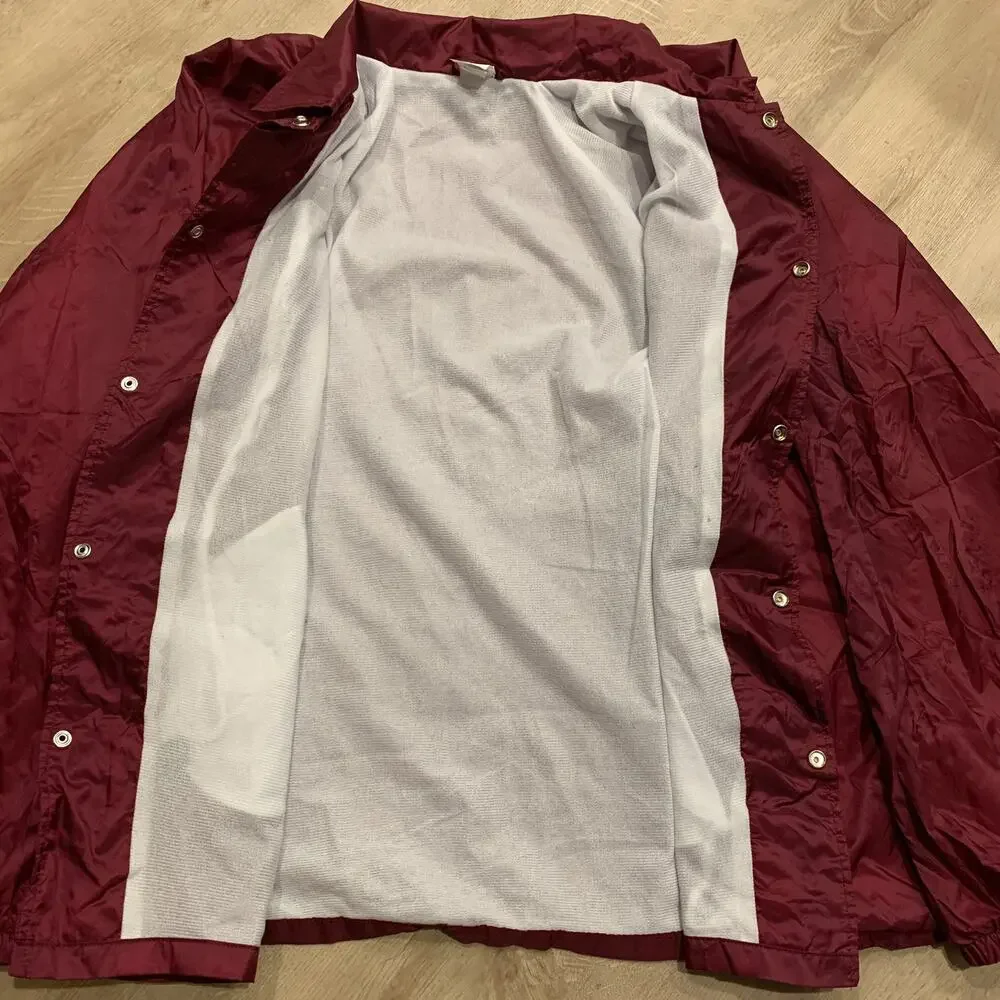 BodyBox Doublewide Death Metal Band Coach's Button Jacket Men's XL Burgundy Tour